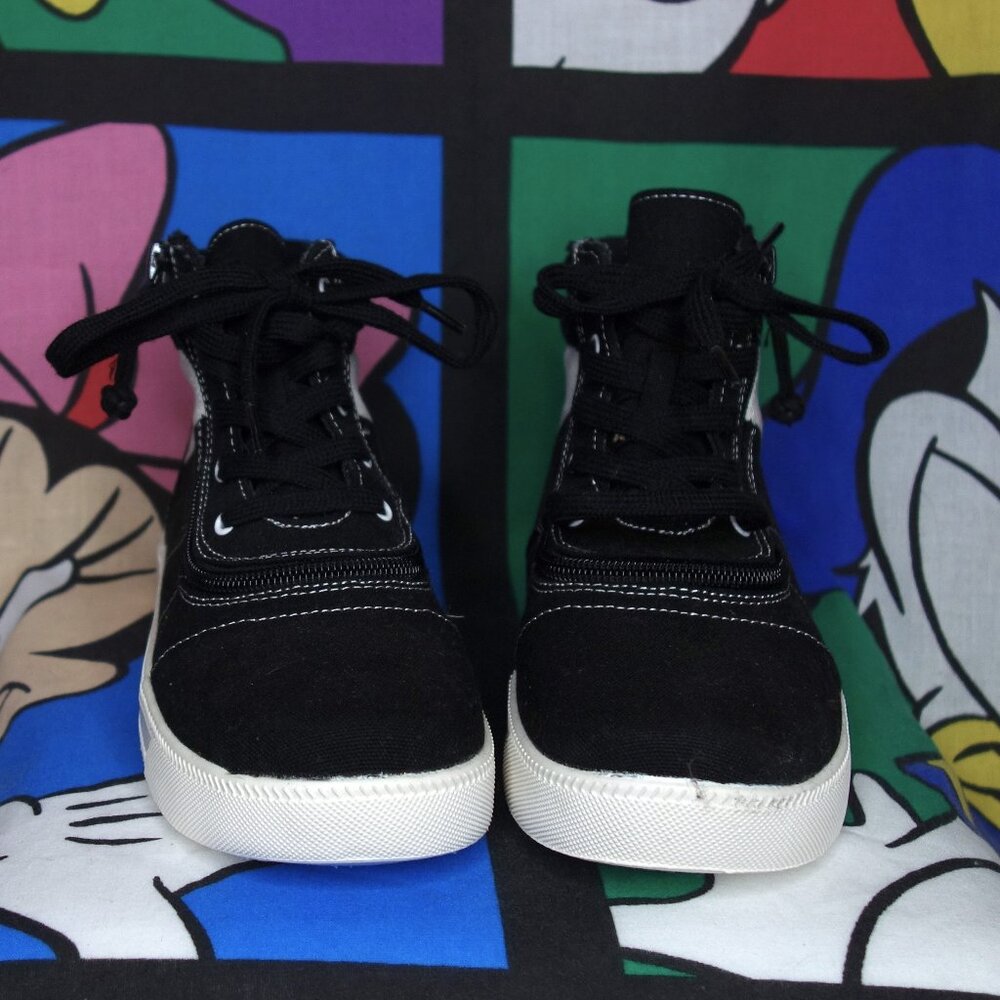 Kids Billy Footwear Street Short Wrap Adaptive High Top Sneaker